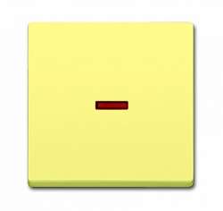 ABB BJE Solo/Future Желтый Сахара Клавиша 1-ая с красной линзой арт. 1751-0-3004