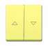 ABB BJE Solo/Future Желтый Сахара Клавиша для механизма выключателя жалюзи 2000/4 U и 2020/4 US арт. 1751-0-3011