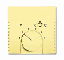 ABB BJE Solo/Future Желтый Сахара Накладка для терморегулятора (мех 1095U/1096 U) арт. 1710-0-3828