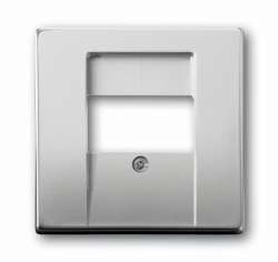 ABB BJE Сталь Накладка аудиорозетки (мех 247, 248) и TAE-разъёмов арт. 1710-0-3765