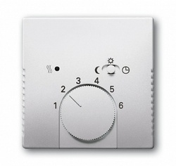 ABB BJE Сталь Накладка для терморегулятора (мех 1095 U, 1096 U) арт. 1710-0-3756