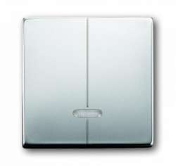 ABB BJE Сталь Накладка двухканального нажимного светорегулятора 6565 U арт. 6599-0-2927