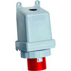 ABB BS Вилка для монтажа на поверхность 3125BS6W, 125A, 3P+E, IP67, 6ч арт. 2CMA167282R1000