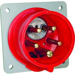 ABB BUFV Вилка панельная с фазоинвертором 416BUFV6,16А, 3P+N+E, IP44, 6ч арт. 2CMA168159R1000