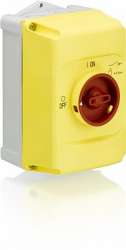 ABB Бокс IB132-Y для MS116, MS132, MS132-T, MO132 IP65 с желто-красной ручкой управления арт. 1SAM201911R1011