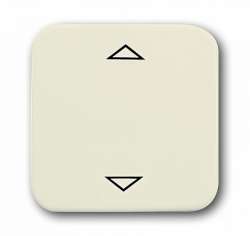 ABB Busch Duro Клавиша для электронного выключателя Busch-Jalousiecontrol 6411 U-101, 6411 U/S-101, 6418 U, реле 6402 U, слоновая кость арт. 6430-0-0313