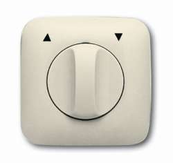 ABB Busch Duro Плата центральная с ручкой для жалюзи c маркировкой, слоновая кость арт. 1753-0-0615