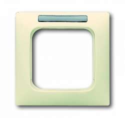 ABB Busch Duro Рамка 1-постовая, с полем для надписи, linear, слоновая кость арт. 1754-0-4093