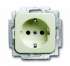 ABB Busch Duro Розетка с/з 16А 250В, с LED подсветкой,/Reflex SI, слоновая кость арт. 2013-0-5290