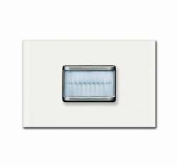 ABB Busch-priOn 6345-811-101-500 Датчик движения Busch-Watchdog priOn, мультилинза 180, белое стекло арт. 6310-0-0176