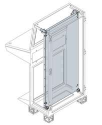 ABB C2 Монтажная плата 1400х600мм ВхШ арт. EA1416