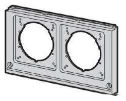 ABB CEWE Передняя панель Комби-бокса с 2-мя отв. №46 арт. 2CMA191083R1000