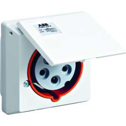 ABB CEWE Розетка для скрытого монтажа 16A, 2P+E, IP44 арт. 2CMA178698R1000