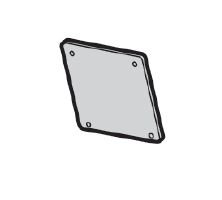 ABB CEWE Заглушка для неиспользуемого отверстия арт. 2CMA191091R1000