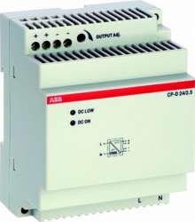 ABB CP-D Блок питания 24/2.5 (регулир. вых. напряж) вход 90-265В AC/ 120-370В DC, выход 24В DC/2.5 арт. 1SVR427044R0200
