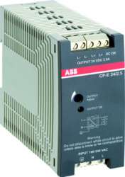 ABB CP-E Блок питания 24/10.0 вход 93-132, 186-264В AC/ 210-370В DC, выход 24В DC/ 10A арт. 1SVR427035R0000