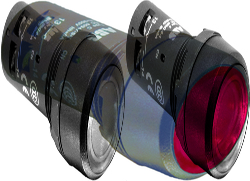 ABB CP Кнопка с подсветкой CP1-12R-10 красная 110-130В AC/DC с плоской клавишей без фиксации 1НО арт. 1SFA619100R1211