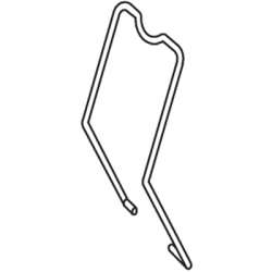 ABB CR-MH1 Фиксатор металл для реле CR-M арт. 1SVR405659R1100