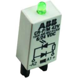 ABB CR-P/M-62V Светодиод зеленый 6-24V AC/DC для реле CR-P, CR-M арт. 1SVR405654R1000