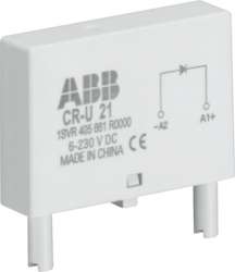 ABB CR-U-91C Варистор и светодиод красный 110-230B AC/DC для реле CR-U арт. 1SVR405665R0100