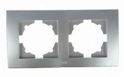 ABB Cosmo Алюминий Рамка 2 постовая арт. 612-011000-226