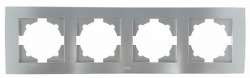 ABB Cosmo Алюминий Рамка 4 постовая арт. 612-011000-228