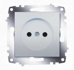 ABB Cosmo Алюминий Розетка б/з арт. 619-011000-215