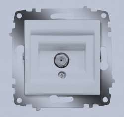 ABB Cosmo Алюминий Розетка спутниковая (F разъем) арт. 619-011000-280
