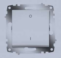 ABB Cosmo Алюминий Выключатель двухполюсный арт. 619-011000-269