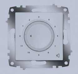 ABB Cosmo Алюминий Звукорегулятор арт. 619-011000-261