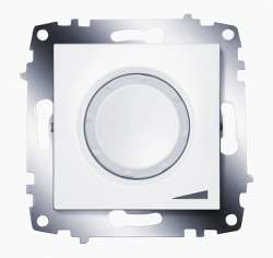 ABB Cosmo Бел Диммер поворотный 500 Вт с подсв. арт. 619-010200-144