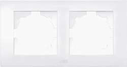 ABB Cosmo Бел Рамка 2 постовая арт. 612-010200-226