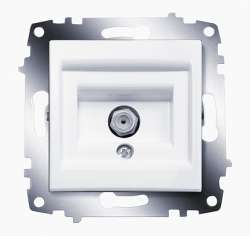 ABB Cosmo Бел Розетка спутниковая F разъем арт. 619-010200-280