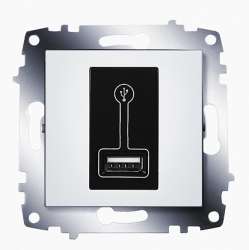 ABB Cosmo Бел Зарядное устройство USB, 500 мА арт. 619-010200-142