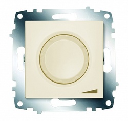 ABB Cosmo Крем Диммер поворотный 500 Вт с подсв. арт. 619-010300-144