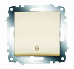 ABB Cosmo Крем Переключатель 1 кл. сх. 6 арт. 619-010300-209