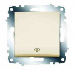 ABB Cosmo Крем Переключатель перекрестный 1 кл. сх.7 арт. 619-010300-214