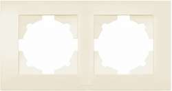 ABB Cosmo Крем Рамка 2 постовая арт. 612-010300-226