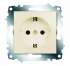 ABB Cosmo Крем Розетка с/з арт. 619-010300-217