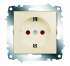 ABB Cosmo Крем Розетка с/з с защитными шторками арт. 619-010300-243