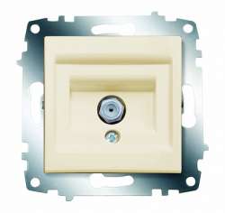 ABB Cosmo Крем Розетка спутниковая (F разъем) арт. 619-010300-280