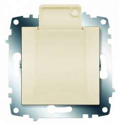 ABB Cosmo Крем Выключатель карточный с брелоком арт. 619-010300-266