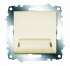 ABB Cosmo Крем Выключатель кнопочный с полем для надписи арт. 619-010300-208
