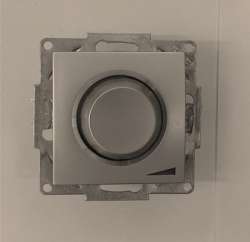 ABB Cosmo Титаниум Диммер поворотный 500 Вт с подсв. арт. 619-011400-144