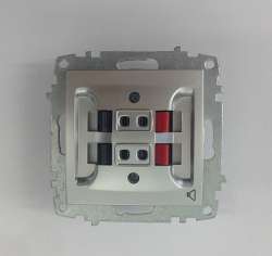 ABB Cosmo Титаниум Розетка аудио 2-ая арт. 619-011400-241