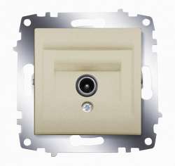 ABB Cosmo Титаниум Розетка без потерь TV с экранированием арт. 619-011400-274