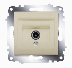 ABB Cosmo Титаниум Розетка оконечная TV с экранированием арт. 619-011400-273