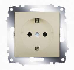 ABB Cosmo Титаниум Розетка с/з арт. 619-011400-217