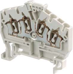 ABB D2,5/5.I.N.4L Клемма D2,5/5.I.N.4L пруж. 2.5мм.кв. син. арт. 1SNA399070R1500