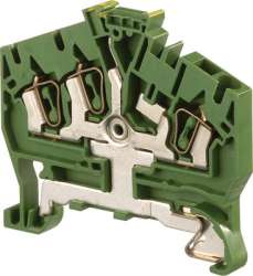 ABB D2,5/5.I.P.3L Клеммник пружинный 2.5мм.кв. зем. арт. 1SNA399072R0300